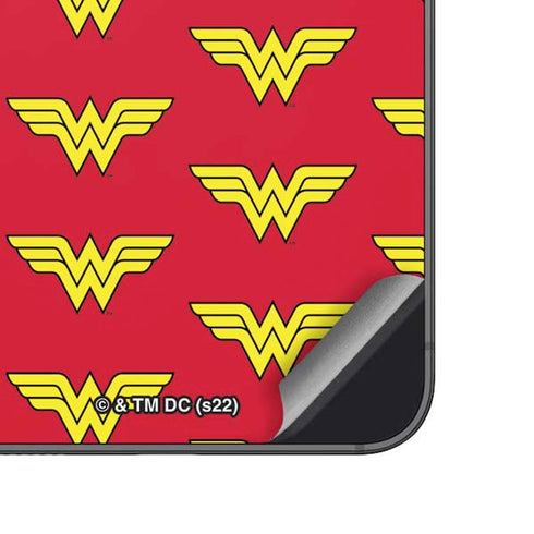 DC Comics Wonder Woman Logo Pattern Galaxy A14 5G Skin