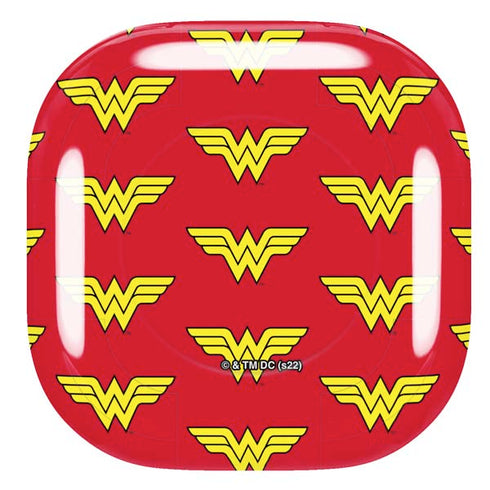 DC Comics Wonder Woman Logo Pattern Galaxy Buds Pro Skin