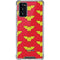 DC Comics Wonder Woman Logo Pattern Galaxy Note20 5G Clear Case