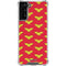 DC Comics Wonder Woman Logo Pattern Galaxy S21 FE Clear Case