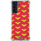 DC Comics Wonder Woman Logo Pattern Galaxy S22 Clear Case