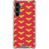 DC Comics Wonder Woman Logo Pattern Galaxy S23 FE Clear Case
