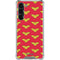 DC Comics Wonder Woman Logo Pattern Galaxy S23 Plus Clear Case