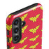 DC Comics Wonder Woman Logo Pattern Galaxy S24 Plus Impact Case