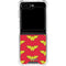 DC Comics Wonder Woman Logo Pattern Galaxy Z Flip5 5G Clear Case