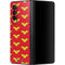 DC Comics Wonder Woman Logo Pattern Galaxy Z Fold3 5G Skin