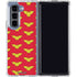 DC Comics Wonder Woman Logo Pattern Galaxy Z Fold5 5G Clear Case