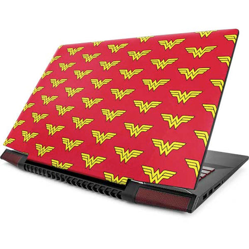 DC Comics Wonder Woman Logo Pattern Lenovo IdeaPad Skin