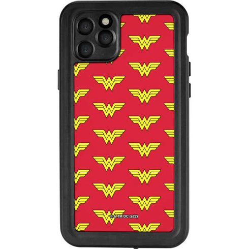 DC Comics Wonder Woman Logo Pattern iPhone 11 Pro Max Waterproof Case