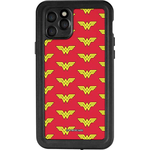 DC Comics Wonder Woman Logo Pattern iPhone 11 Pro Waterproof Case
