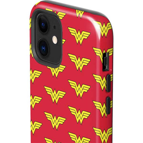 DC Comics Wonder Woman Logo Pattern iPhone 12 Impact Case