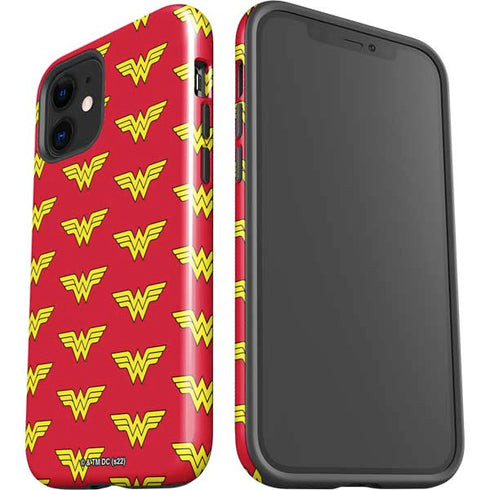DC Comics Wonder Woman Logo Pattern iPhone 12 Impact Case
