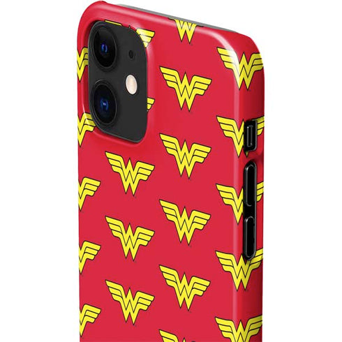 DC Comics Wonder Woman Logo Pattern iPhone 12 Mini Lite Case