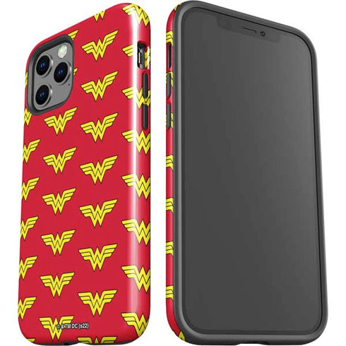 DC Comics Wonder Woman Logo Pattern iPhone 12 Pro Impact Case