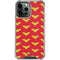DC Comics Wonder Woman Logo Pattern iPhone 13 Pro Max Clear Case