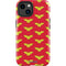 DC Comics Wonder Woman Logo Pattern iPhone 14 Plus Impact Case