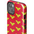 DC Comics Wonder Woman Logo Pattern iPhone 15 Plus Impact Case
