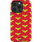 DC Comics Wonder Woman Logo Pattern iPhone 14 Pro Impact Case