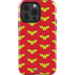 DC Comics Wonder Woman Logo Pattern iPhone 14 Pro Impact Case
