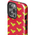 DC Comics Wonder Woman Logo Pattern iPhone 14 Pro Impact Case