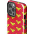 DC Comics Wonder Woman Logo Pattern iPhone 15 Pro Max Impact Case