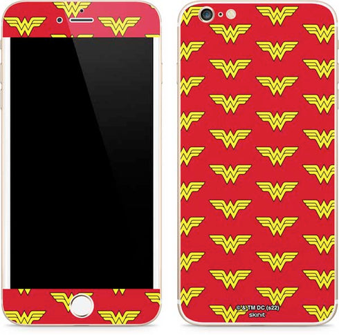 DC Comics Wonder Woman Logo Pattern iPhone 6/6s Plus Skin