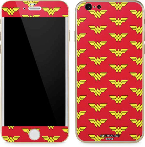 DC Comics Wonder Woman Logo Pattern iPhone 6/6s Skin