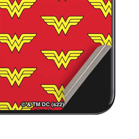 DC Comics Wonder Woman Logo Pattern iPhone SE (2nd & 3rd Gen) Skin