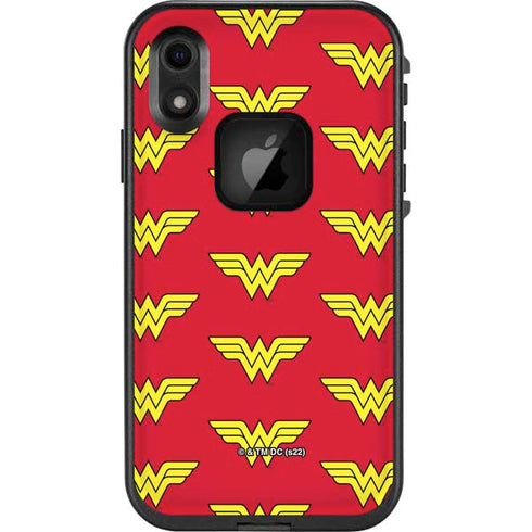 DC Comics Wonder Woman Logo Pattern LifeProof Fre iPhone Skin