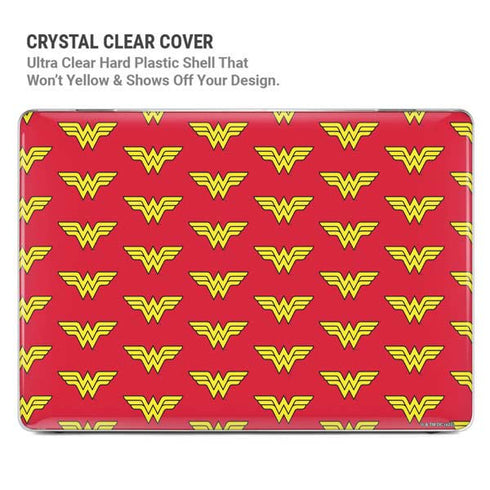 DC Comics Wonder Woman Logo Pattern MacBook Air 15in (2023-2025) Case plus Skin