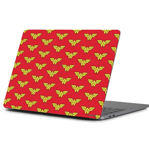 DC Comics Wonder Woman Logo Pattern Apple MacBook Pro 13-inch Skin