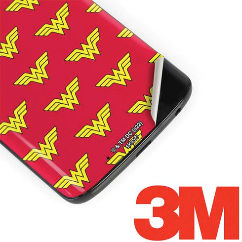 DC Comics Wonder Woman Logo Pattern Moto G6 Skin