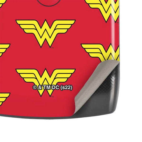 DC Comics Wonder Woman Logo Pattern Motorola RAZR Skin
