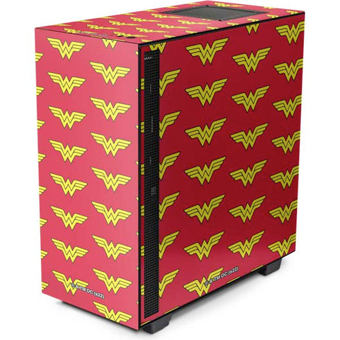DC Comics Wonder Woman Logo Pattern NZXT H510 Compact ATX Mid-Tower Case Skin