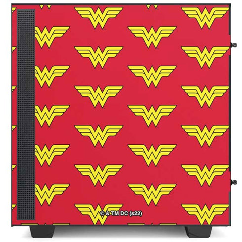 DC Comics Wonder Woman Logo Pattern NZXT H510 Compact ATX Mid-Tower Case Skin