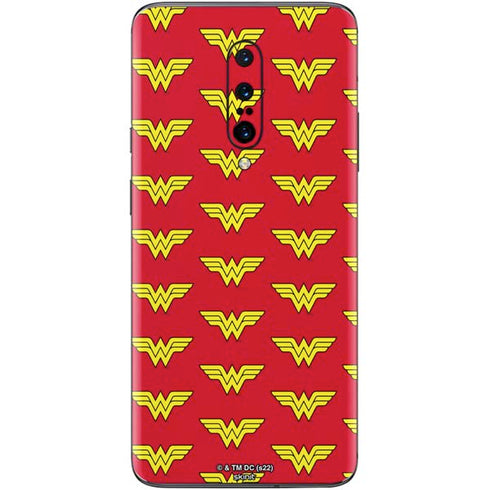 DC Comics Wonder Woman Logo Pattern OnePlus 7 Pro Skin