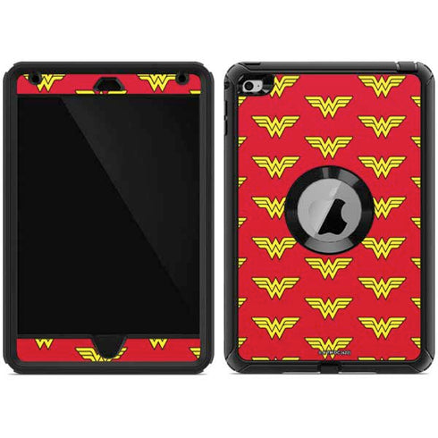 DC Comics Wonder Woman Logo Pattern Otterbox Defender iPad Skin