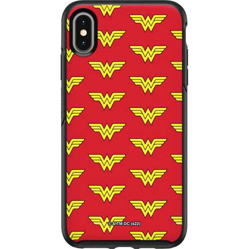DC Comics Wonder Woman Logo Pattern Otterbox Symmetry iPhone Skin