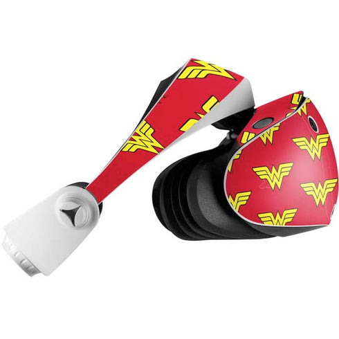 DC Comics Wonder Woman Logo Pattern PlayStation VR2 Skin