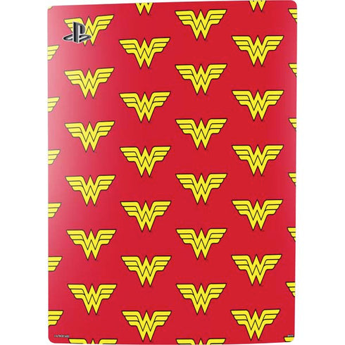 DC Comics Wonder Woman Logo Pattern PS5 Bundle Skin