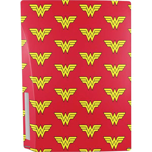 DC Comics Wonder Woman Logo Pattern PS5 Bundle Skin