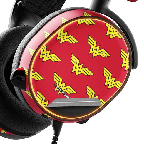 DC Comics Wonder Woman Logo Pattern SteelSeries Arctis 3 Skin