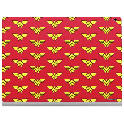 DC Comics Wonder Woman Logo Pattern Surface Book 2 13.5in Skin