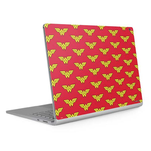 DC Comics Wonder Woman Logo Pattern Surface Book 2 15in Skin