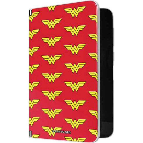 DC Comics Wonder Woman Logo Pattern Surface Duo Skin