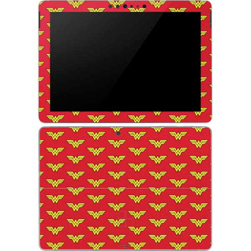 DC Comics Wonder Woman Logo Pattern Surface Go Skin