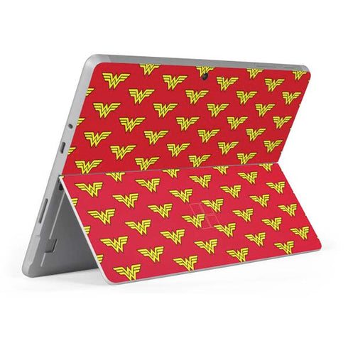 DC Comics Wonder Woman Logo Pattern Surface Go Skin