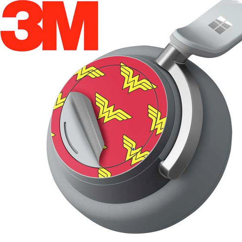 DC Comics Wonder Woman Logo Pattern Surface Headphones Skin