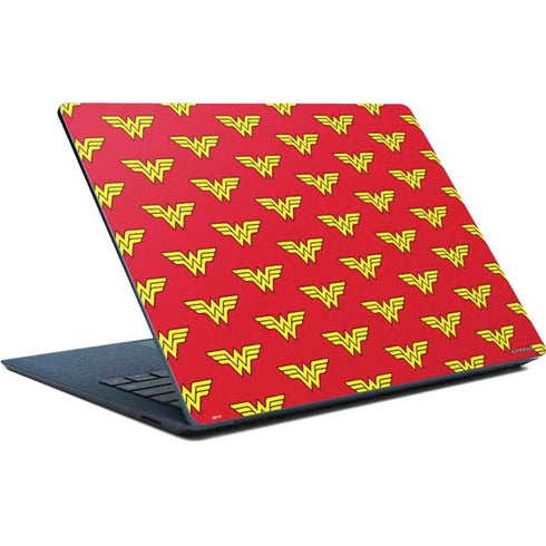 DC Comics Wonder Woman Logo Pattern Surface Laptop Skin