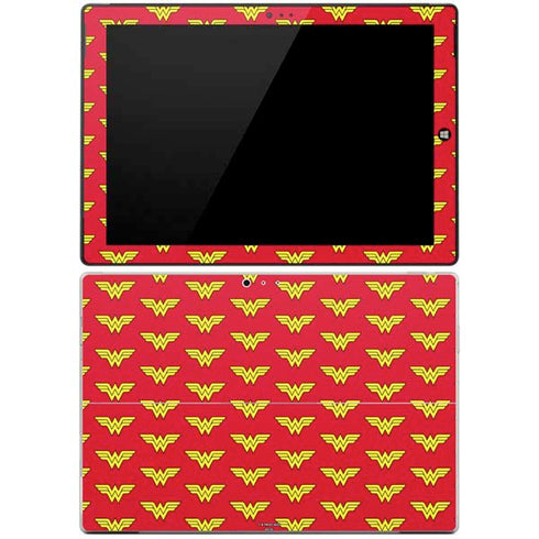 DC Comics Wonder Woman Logo Pattern Surface Pro 3 Skin